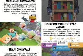 Minecraft Education Edition – warsztaty i gra edukacyjna