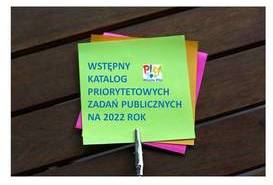 Wstępny katalog priorytetowych zadań publicznych na 2022 rok