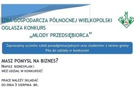 Konkurs: Młody przedsiębiorca dla uczniów i studentów 