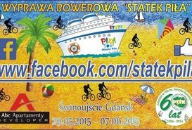 Wyprawa rowerowa - Statek Piła