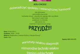 Warsztaty relaksu.