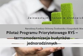 Środki na termomodernizację budynków jednorodzinnych