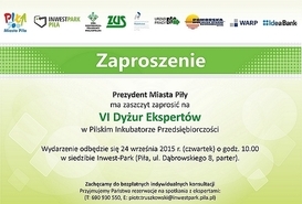 24.09.: VI Dyżur Ekspertów