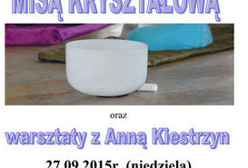 Seans z misą kryształową.