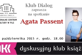 Agata Passent w Klubie Dialog