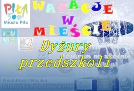 Wakacyjne dyżury przedszkoli