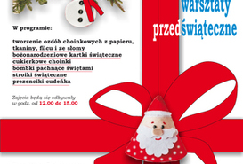 Rodzinne warsztaty przedświąteczne w Muzeum Okręgowym w Pile.