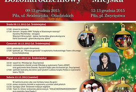 Jarmark Bożonarodzeniowy i Wigilia Miejska w Pile