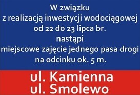 Utrudnienia w ruchu pojazdów/pieszych  na terenie miasta Piły 