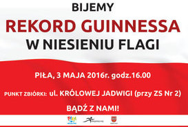 Bicie Rekordu Guinnessa w niesieniu flagi