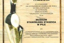 Pilskie Muzeum im. Stanisława Staszica nagrodzone 