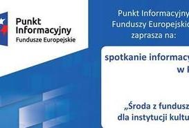 Środa z funduszami dla instytucji kultury. 