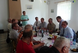 Spotkanie władz miasta z działkowcami. 