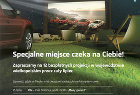 Mobilne kino Skody.