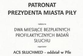 Honorowy Patronat Prezydenta.