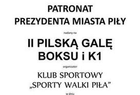 Honorowy Patronat Prezydenta.