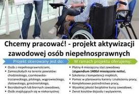 Projekt 'Chcemy pracować'. 