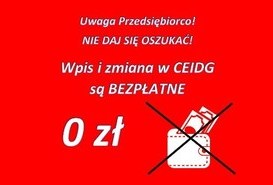 Uwaga Przedsiębiorcy!