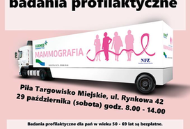 Mammografia - badania profilatyczne. 