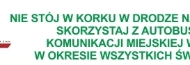 Rozkład jazdy MZK w okresie Wszystkich Świętych. 
