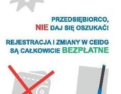 Przedsiębiorco, nie daj się oszukać!