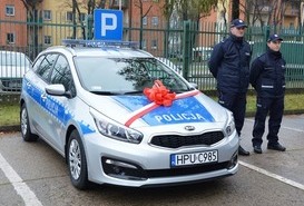 Gmina Piła dofinansowała zakup samochodu osobowego dla Komendy Powiatowej Policji w Pile. 