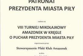 Honorowy Patronat Prezydenta.