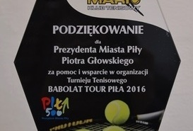 Podziękowanie dla Prezydenta. 