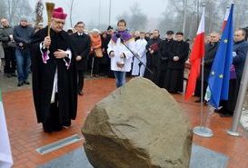 Otwarcie skweru księdza kardynała Ignacego Jeża. 