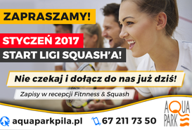 Rozgrywki ligi squash'a. 