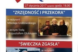 Teatr w Kinie - „ZRZĘDNOŚĆ I PRZEKORA” oraz „ŚWIECZKA ZGASŁA”
