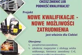 Projekt 'Nowe kwalifikacje-nowe możliwości zatrudnienia'