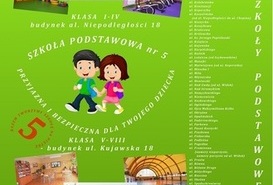 Rodzicu sprawdź czy mieszkasz w rejonie Szkoły Podstawowej nr 5