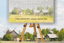 Plener rysunkowo-malarski dla młodzieży i dorosłych w Muzeum Kultury Ludowej w Osieku.