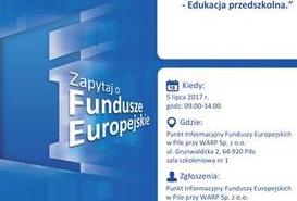 Szkolenie dla potencjalnych beneficjentów Poddziałania 8.1.1 WRPO – Edukacja przedszkolna.