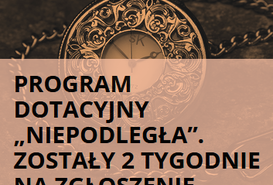 Program dotacyjny 'Niepodległa'. 