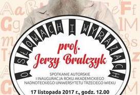 Spotkanie autorskie z prof. Jerzym Bralczykiem