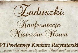 ZADUSZKI- KONFRONTACJE MISTRZÓW SŁOWA