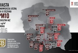 Smogowi rekordziści i najczystsze miejsca w Polsce
