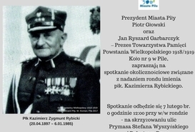 Spotkanie okolicznościowe związane z nadaniem rondu imienia płk. Kazimierza Rybickiego