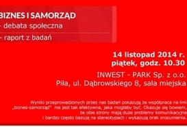 Debata „Biznes i samorząd – wzajemne relacje”