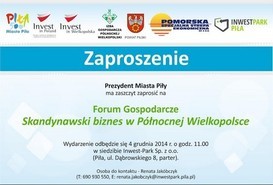 Forum Gospodarcze Skandynawski biznes w Północnej Wielkopolsce