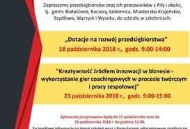 Warsztaty pt. „Kreatywność źródłem innowacji w biznesie – wykorzystanie gier coachingowych w procesie twórczym i pracy zespołowej”