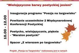 POEZJA NA TARGOWISKU - 2. Międzynarodowa Konferencja Poetycka