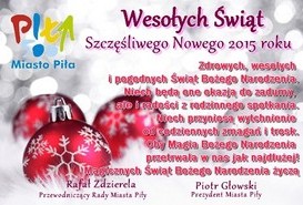 Życzenia dla Mieszkańców od Prezydenta Miasta Piły