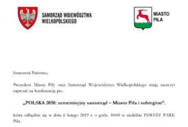 „POLSKA 2050: zeroemisyjny samorząd – Miasto Piła i subregion”