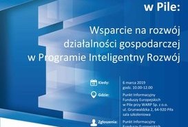 „Wsparcie na rozwój działalności gospodarczej w Programie Inteligentny Rozwój”