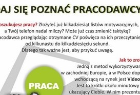 Daj się poznać pracodawcy!