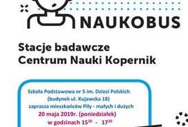 Naukobus Centrum Nauki Kopernik zaparkuje przed SP 5