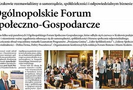 Piła na I Ogólnopolskim Forum Społeczno-Gospodarczym